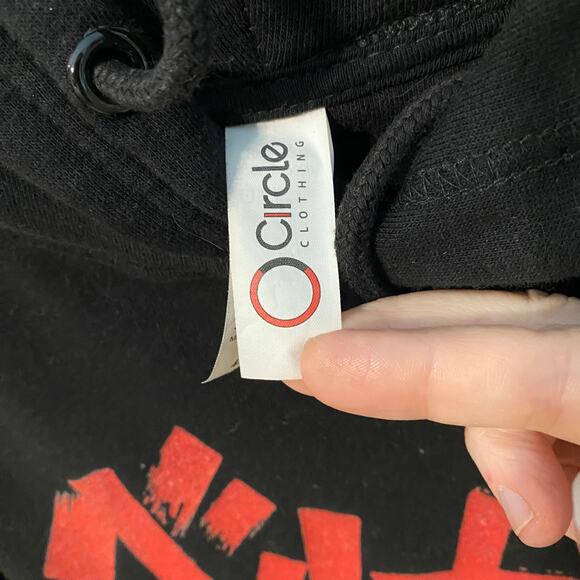 Berserk Anime Graphic Hoodie Black 4XL Circle Clothing Red Logo Pullover manga - Picture 7 of 7